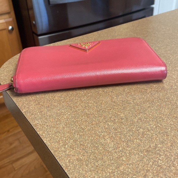 Prada Saffiano Zip Around Wallet - Picture 6 of 16